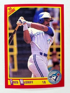 1990 Score Fred McGriff #271 GIOCO PERFETTO OTTIME CONDIZIONI | FRESH BOX PULL | - Foto 1 di 2
