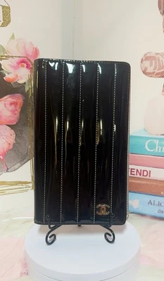 Chanel Cc Mademoiselle Cartera Larga Doble Plegable - Patente Larga Foto 1 de 4