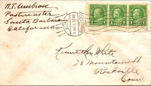 GOLDPATH: US COVER 1935, SANTA BARBARA, CAL CV843_P10 - Picture 1 of 2