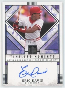 2025 Panini Impeccable Timeless Moments Eric Davis Auto /35 Reds #TMS-ED A34 - Bild 1 von 2