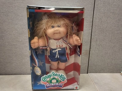 1996 Cabbage Patch Kids OlympiKids Special Edition Girl USA Olympic Team-NOS - Image 1 of 4