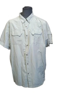 FIELD & STREAM ORIGINAL OUTFITTERS MEN'S SHORT SLEEVE BUTTON UP SHIRT SZ. XXL - Image 1 of 4