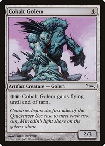 Cobalto Golem LP Mirrodin Artefacto Criatura Magic Inglés Regular  - Imagen 1 de 1