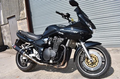 SUZUKI GSF 1200 S BANDIT 2002 38,000 MOT AUG 26 BLACK WIDOW CAN HUGGER & EXTRAS - Image 1 of 4