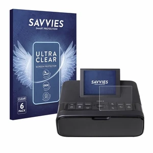 6x Folie für Canon Selphy CP1300 Schutzfolie Displayschutz Display Schutz Klar - Bild 1 von 9