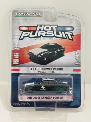 Greenlight Hot Pursuit Series 27 Texas Highway Patrol 2011 Dodge Charger 1/64 - Image 1 of 4