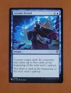 NM Arcane Denial #0089 "The List" Reprint OTC Thunder Junction Commander - Picture 1 of 1