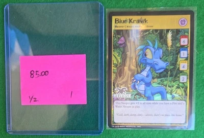 Neopets TCG Blue Krawk Release 21/100 Holo  - Image 1 of 4