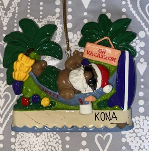 Joseph K. & Company Christmas Ornament, Santa Clause KONA HAWAII 1998 - Picture 1 of 10