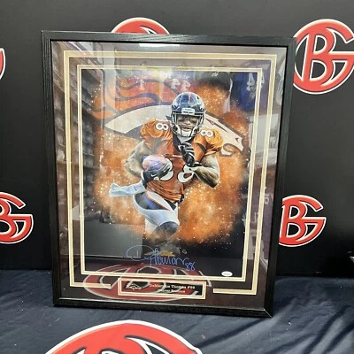 Demaryius Thomas Signed 16x20 Denver Broncos Autographed Super Bowl Champ JSA - Image 1 of 3