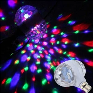 6W LED Double-headed Disco Lamp Stage Light Bulb Crystal Ball Rotating Bulb - Picture 1 of 14