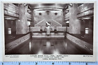Postcard RMS QUEEN MARY Cunard White Star Line Ltd Cabin Swimming Pool Liner