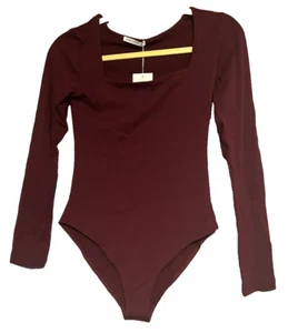 Mango Pop dunkel lila Body Anzug Gr: Small - Bild 1 von 3
