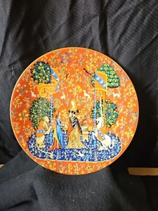 Vintage 1981 La Dame a la Licorne Haviland Limoges France Plate No 5 Limited Ed. - Picture 1 of 9