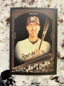 2018 Topps Allen Ginter X Baseball Base Karte Milwaukee Brewers Travis Shaw #246 - Bild 1 von 1