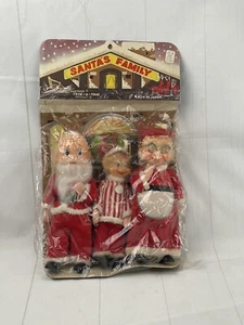 Vintage Trim A Tree Made In Japan Santa’s Family Figuren NOS - Bild 1 von 7