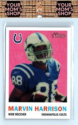 2005 Topps Heritage #22 Marvin Harrison - Image 1 of 2