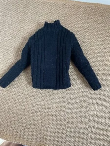 Tonner 17" MATT Doll Clothes Black long Sleeve KNIT SWEATER w/Hooks in back - Picture 1 of 18