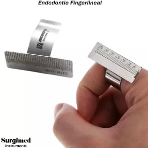 Wurzelkanal Finger Lineal Spannweite Skala Endodontie Zahnarzt Endo Messgerät - Bild 1 von 3