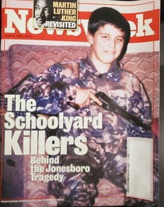 KILLER KIDS Newsweek MLK April 6 1998 Magazine Jonesboro Schoolyard Tragedy - Picture 1 of 7