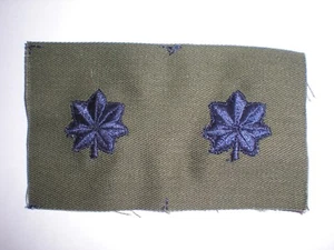 USAF BDU EMBROIDERED LTC LIEUTENANT COLONEL RANK COLLAR INSIGNIA -1 PAIR - Picture 1 of 1