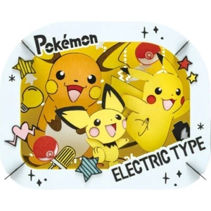 Pokemon Center Original Paper Theater Pichu & Pikachu & Raichu JAPAN - Picture 1 of 4