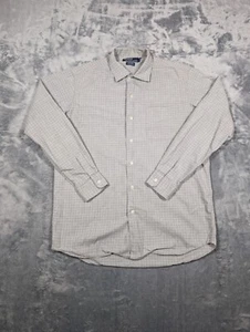 Camisa Polo Ralph Lauren Abotonada Para Hombres Pequeña Bonnard Gris Manga Larga Ventana - Imagen 1 de 8