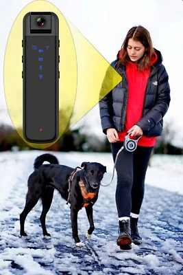 Dog Walker Walking Body Safety Body Camera Personal Protection Wifi Cam 64GB - Image 1 of 4