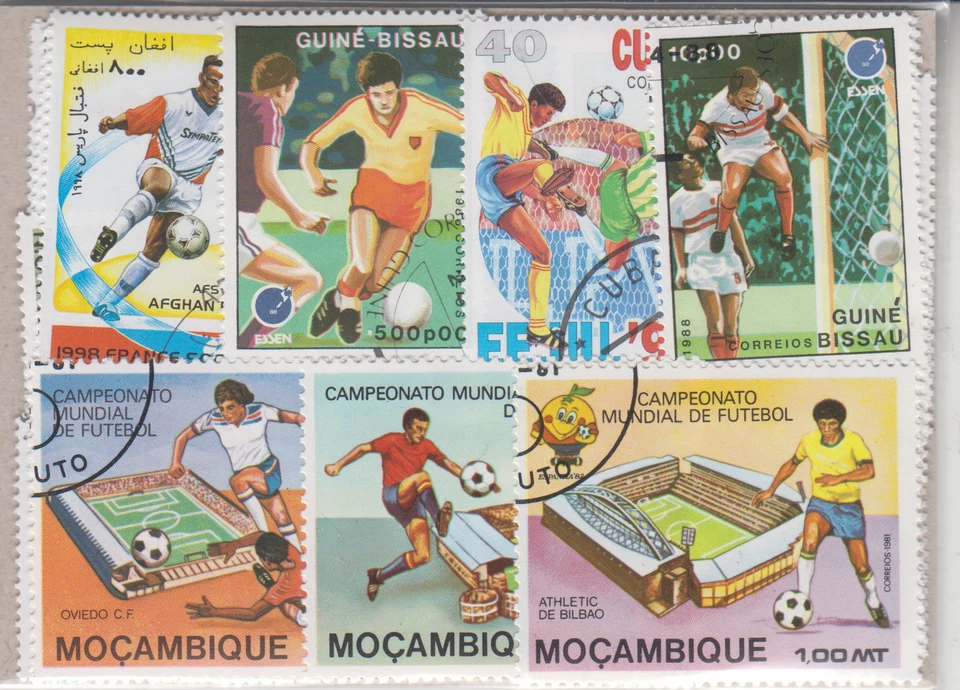 SOCCER - 50 DIFFERENT TOPICS STAMPS!!! FREE SHIPPING - Image 1 of 1