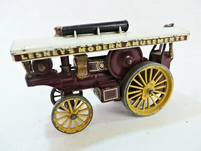 MATCHBOX MODELS OF YESTERYEAR Y9 'FOWLERS SHOWMANS ENGINE'. MoY. GOLD BOILER - Image 1 of 4