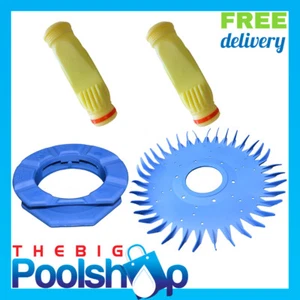 Zodiac Baracuda Pool Cleaner Kit: 2 x Diaphragm - 1 x Skirt/Disc - 1 x Foot - Picture 1 of 5