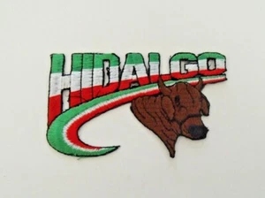 Hidalgo Mexico Swoosh Patch Flag Bandera Colors - Picture 1 of 1