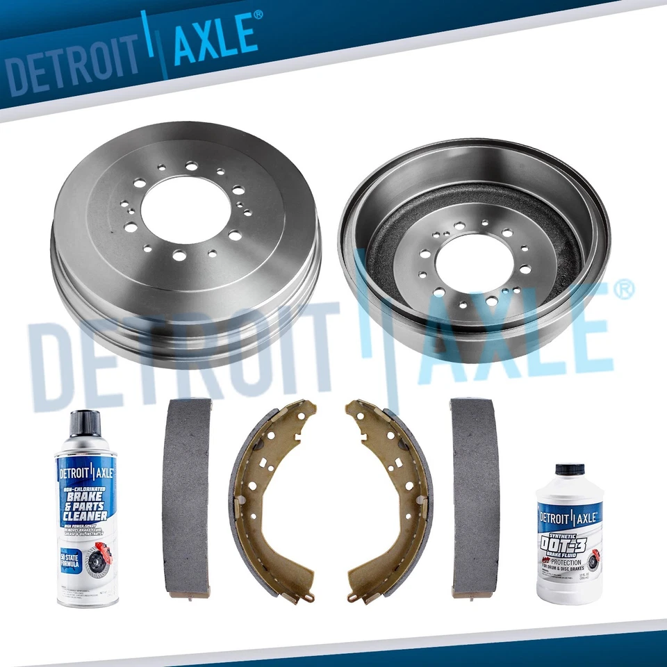 Rear Drums and Brake Shoes Set for Toyota 4Runner Tacoma Tundra 6 Lug Wheels - Image 1 of 4