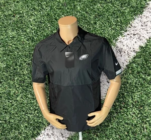 Nike NFL Philadelphia Eagles On-Field Sideline Coaches Half-Zip Jacket Mens M - Picture 1 of 5