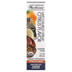 Host Defense, Champiñones, MycoShield Spray, Cítricos, 1 fl oz (30 ml) - Imagen 1 de 3
