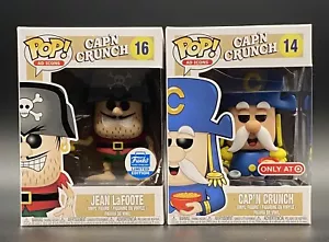 Funko Pop! Ad Icons - Cap'n Crunch - Cap'n Crunch & Jean Lafoote 14 & 16 - Excl. - Picture 1 of 6