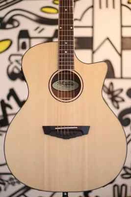 D'Angelico Premier Gramercy LS Acoustic-Electric Guitar - Natural Satin Foto 1 de 4