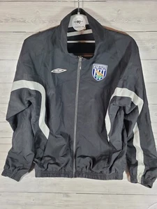 Umbro West Bromwich Albion Jacket WBA Football Boys Size LB Age 11-12 Dark Blue - Picture 1 of 13
