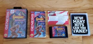 Tarjeta de registro manual póster completo Castlevania Bloodlines Sega Genesis CIB - Imagen 1 de 23