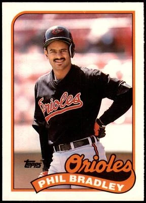 Phil Bradley #13T 1989 Topps Traded - Image 1 of 2