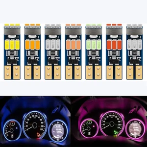 10Pcs Bright LED Bulbs T5 W3W W1.2W 70 73 74 Auto Dashboard Gauge Lamp Indicat$j - Bild 1 von 19
