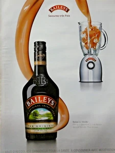 PUBLICITÉ DE PRESSE 2009 BAILEYS IRISH CREAM THE ORIGINAL SAVOUREZ TRES FRAIS - Picture 1 of 1