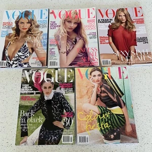 Vogue Australia x 5 magazines 2008-2011 Claudia Schiffer Keira Knightley - Picture 1 of 15