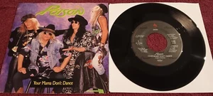 Poison, Your Mama Don't Dance, Look What The Cat Dragged In, 45", B-44293, VG++ - Picture 1 of 2
