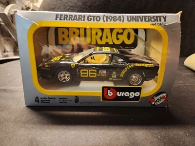 Burago - Ferrari GTO (1984) - Escala 1/24 Diecast - Caixa danificada - Fabricada na Itália - Imagem 1 de 4