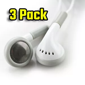 3er-Pack - 3,5 mm weiße In-Ear-Ohrhörer/Ohrhörer/Kopfhörer - Bild 1 von 6