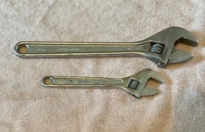2 - verstellbare Schraubenschlüssel ~ 12" Gedore No. 91 und 8" Olympia - Bild 1 von 2