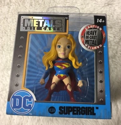 Figura Die Cast DC Comics Supergirl M384 Heavy Metals Die Cast Blonde Superhéroe Foto 1 de 4