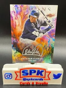 2021 Panini Chronicles ORIGINS ESTEVAN FLORIAL AUTO YANKEES OS-EF - Bild 1 von 1