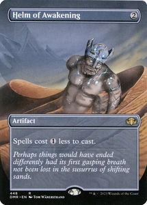 Helm of Awakening Borderless Foil - Dominaria Remastered MTG-NM - Picture 1 of 1